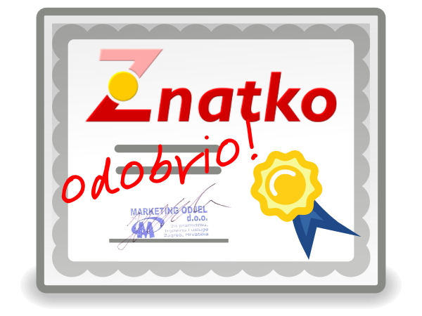 Znatko odobrio! :)